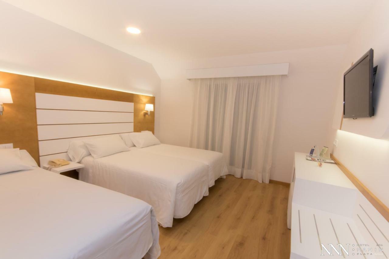 Hotel Spa Nanin Playa Sanxenxo Kültér fotó
